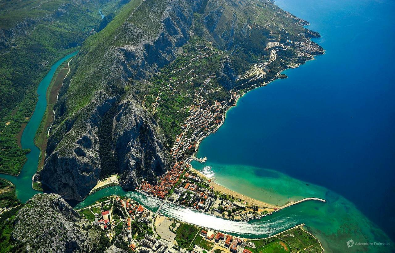 Apartman Tafra Omiš Exterior foto